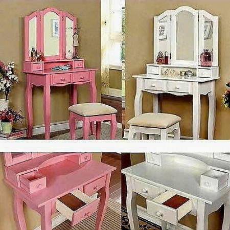 CM-DK6846PK : Trọn Bộ Bàn Trang Điểm - 3Pcs